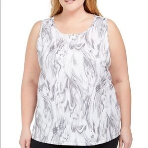 Tank Top Mesh Back Top Size 1X